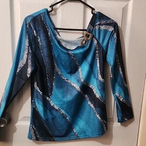 Stylish Blue Women's Top